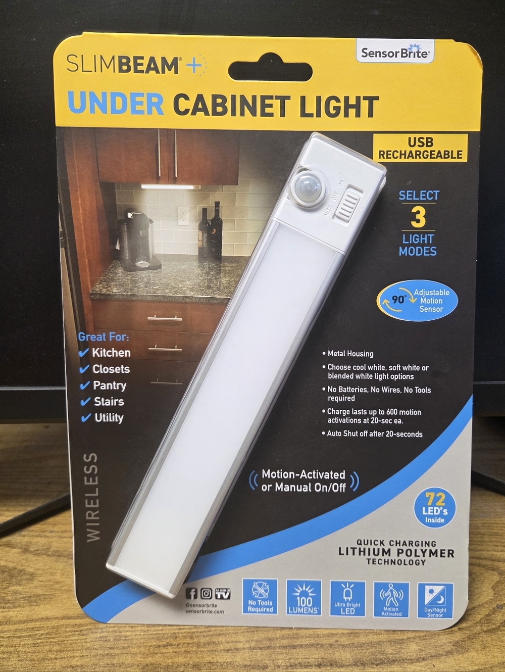 SlimBeam+ Under Cabinet Light - White